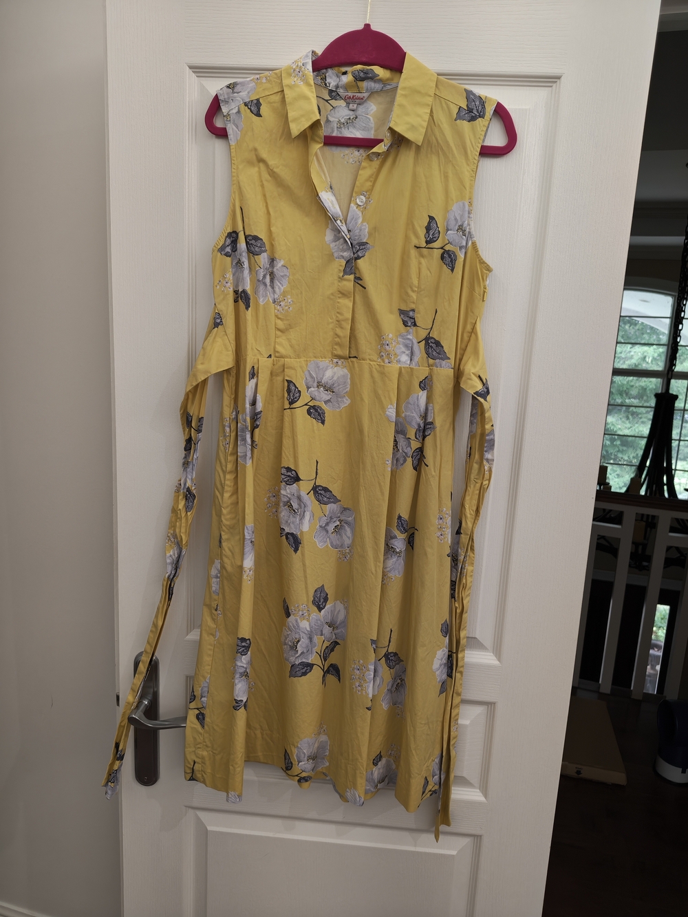 Ltd Edition Wild Poppies Cath Kidston Yellow Floral Shirt Dress